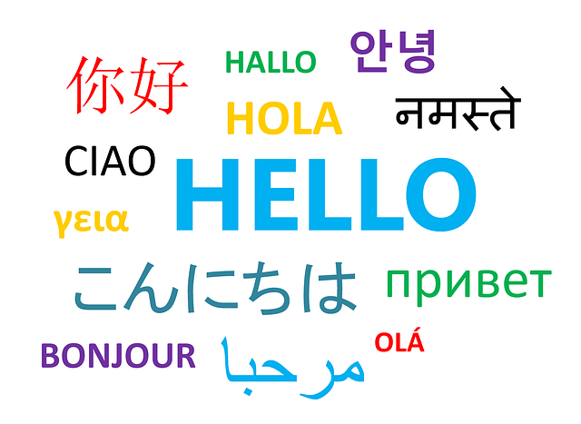 hello in various languages